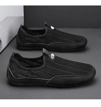 Férfi Nyári Mokaszin Cipő Könnyű Mesh - Elegáns Casual Loafer