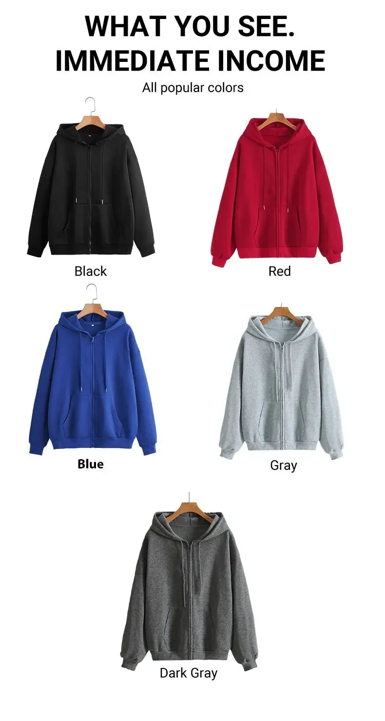 Férfi Meleg Fleece Zip Hoodie