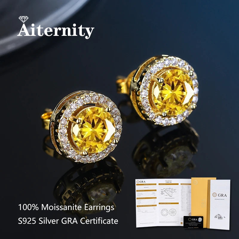 Moissanite Fülbevaló AITERNITY