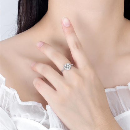 AITERNITY Moissanite Gyűrű 1ct