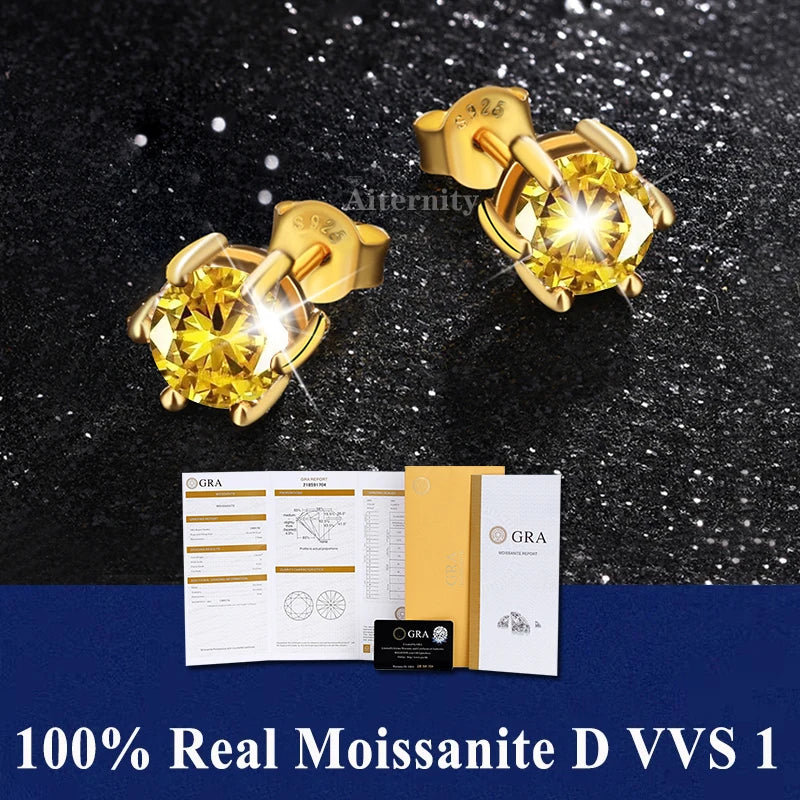 Aiternity Moissanite Fülbevaló