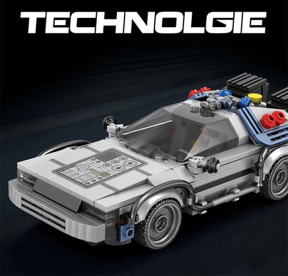 M MENBIS 1 24 Classic Movie Racing Car Építő Kocka Készlet Lego Kompatibilis MOC Modell Gyerekeknek