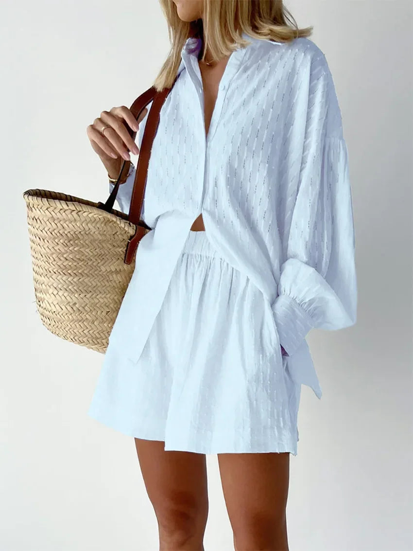 Női Suit Set Jacquard Ing