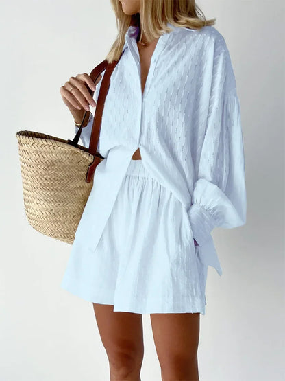 Női Suit Set Jacquard Ing