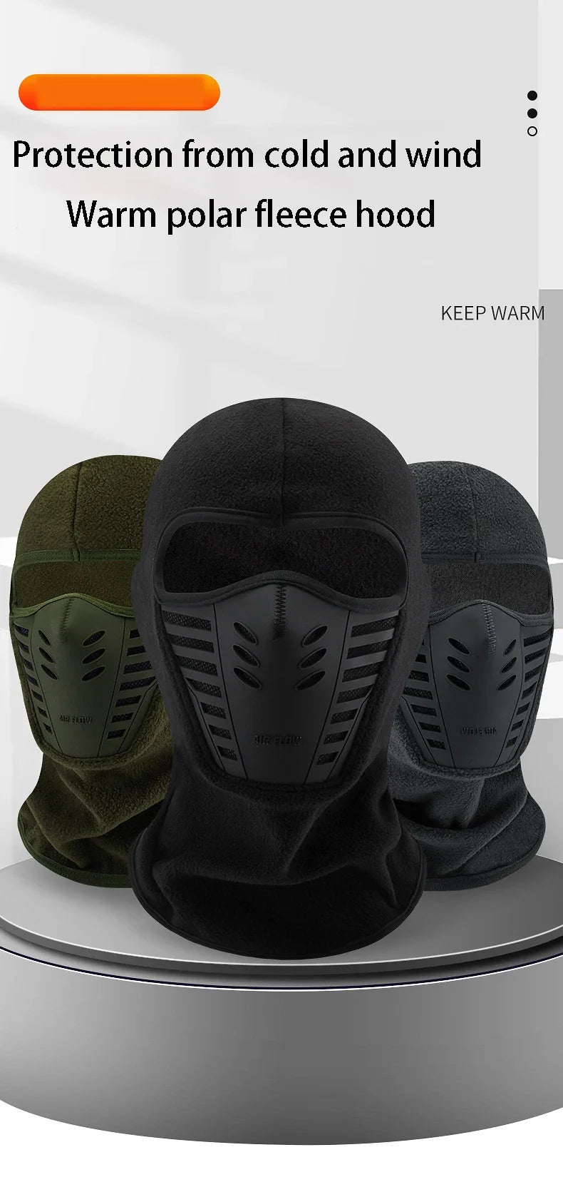 Motoros Maszk Fleece Nyakvédő