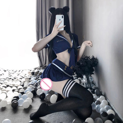Cosplay Lingerie Kék LivaGirl