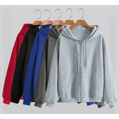 Férfi Meleg Fleece Zip Hoodie