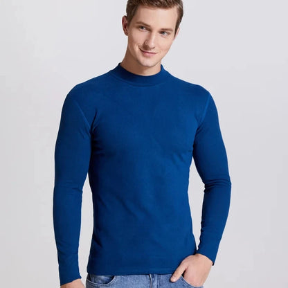 Turtleneck Férfi Szolid Jiangxi