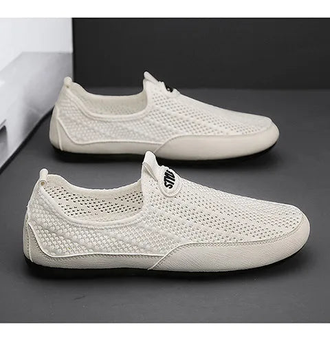 Férfi Nyári Mokaszin Cipő Könnyű Mesh - Elegáns Casual Loafer
