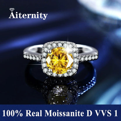 Moissanite S925 Nőknek Gyűrű