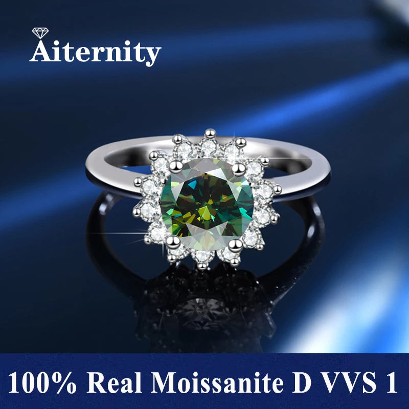 Moissanite Gyűrű Állítható