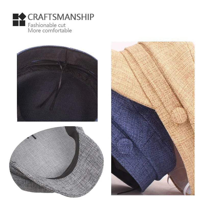 YBCN Sapka Beret Unisex Pamut