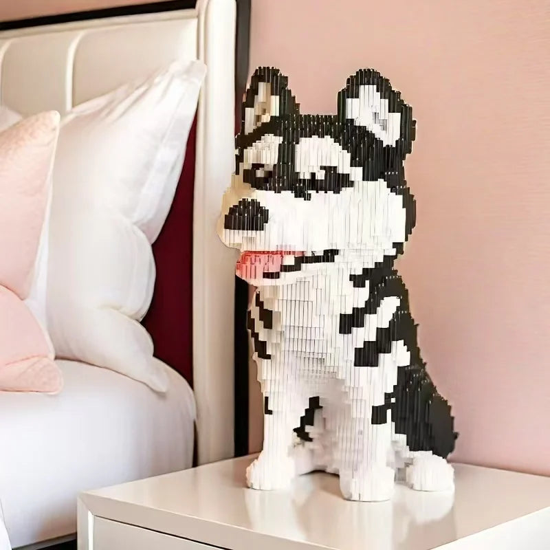 Husky 3586-Piece 3D Puzzle Building Block Set - Oktatási Modell Készlet 14 Év Felett, Ideális Ünnepi Ajándék