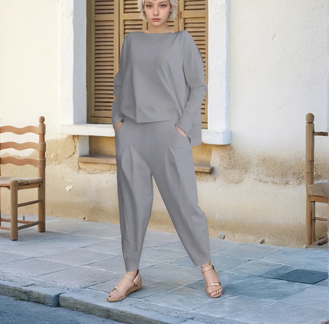 Suit Set Női Szett Hosszú Ujjú