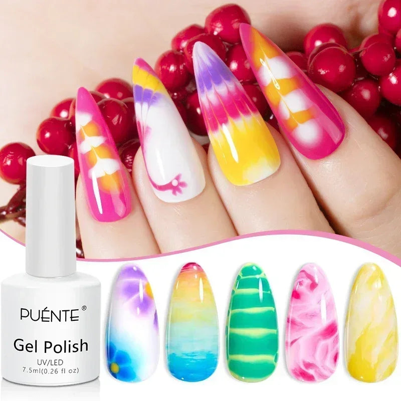 Puente Cat Eye Gel Fényes Kék
