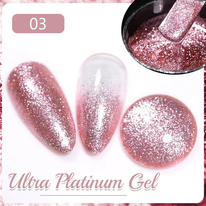 Puente Cat Eye Gel Fényes Kék