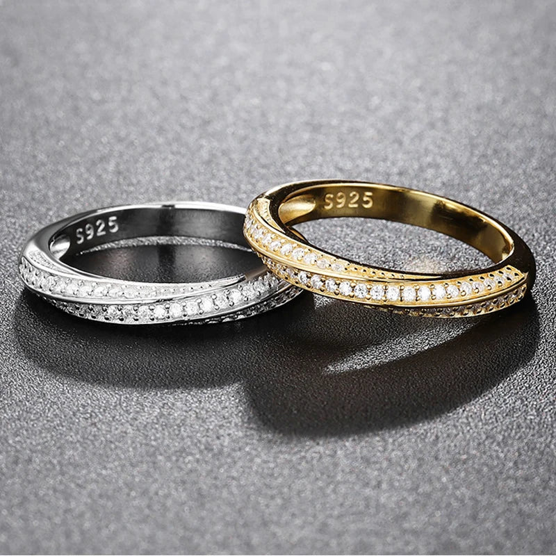 Moissanite Női Esküvői Gyűrű