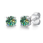 Moissanite Csavaros Fülbevaló