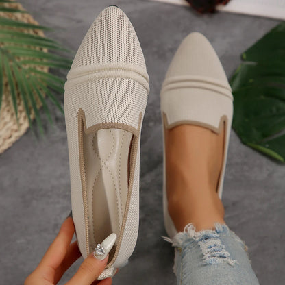 RZSMTYA Women's Slipon Flat Shoes