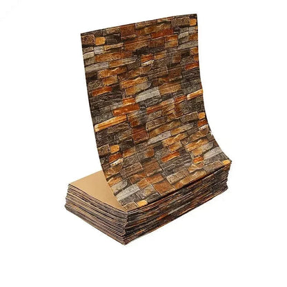 3D Tégla Tapéta Vízálló DZQCN