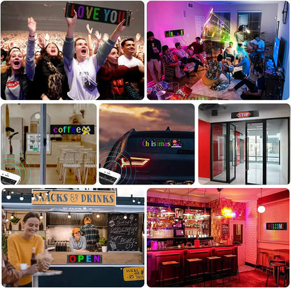 RGB LED Mátrix Panel BT Autó