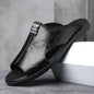 DUTRIEUX Herren-Hausschuhe mit PU-Sohle
