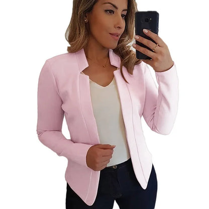 Women's White Blazer Slim