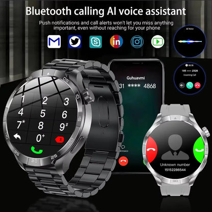 OutdoorTech GPS Sportos Okosóra Férfiaknak - 1,85 Hüvelykes AMOLED Kijelző NFC és HD Hívás IP68 Vízálló