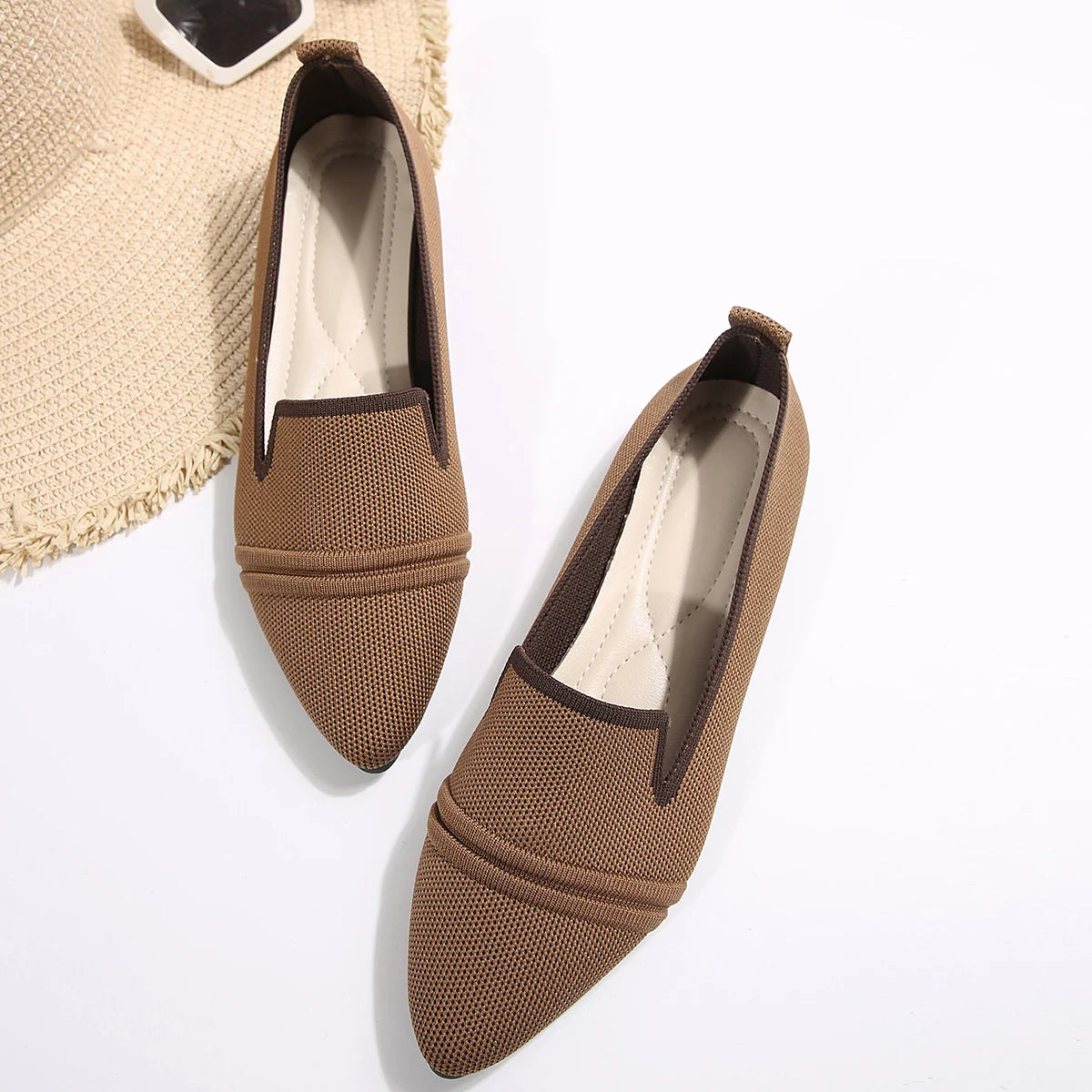 RZSMTYA Women's Slipon Flat Shoes
