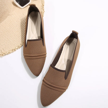 RZSMTYA Women's Slipon Flat Shoes