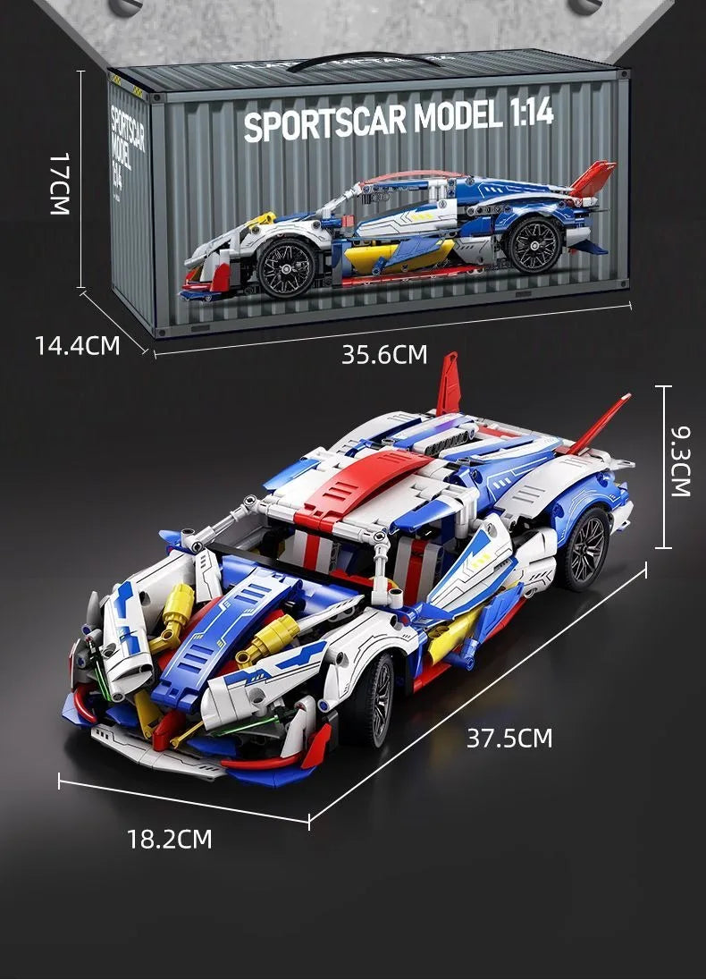 RC Sportautó Építő Készlet