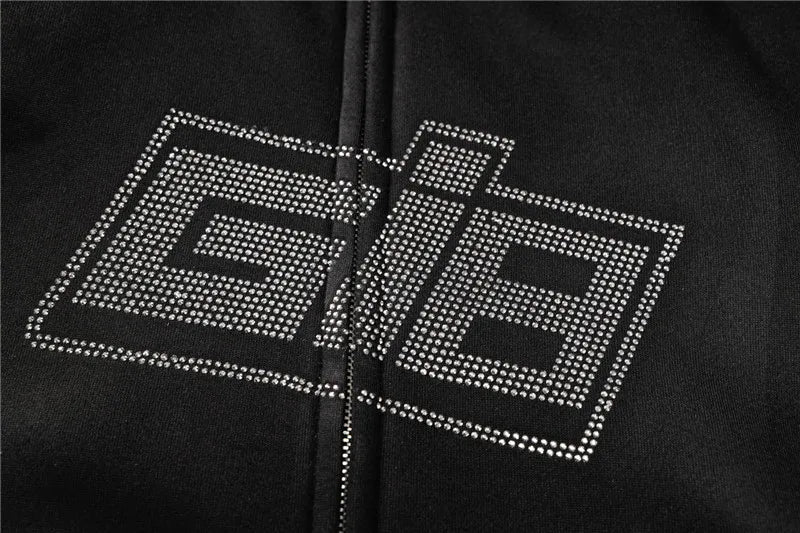 Liva Girl Gótikus Zip Hoodie