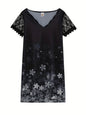 SuitSet Women's Lace V-Neck Dress