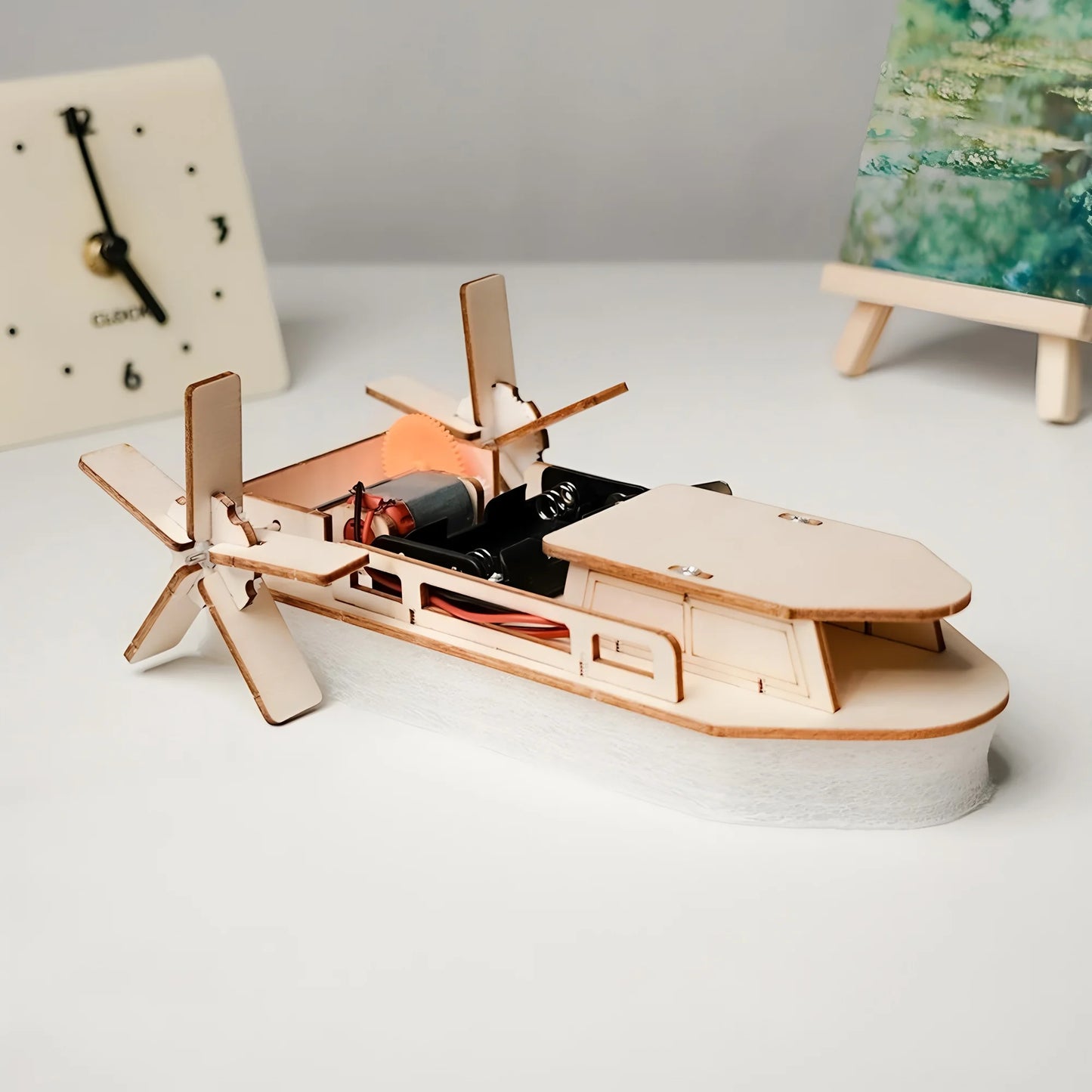 Wooden Educational Ship Building Toy