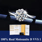 AITERNITY Moissanite Szívgyűrű