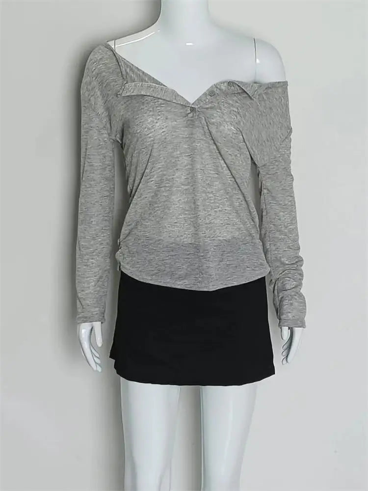 Korean Women's Long Sleeve Top