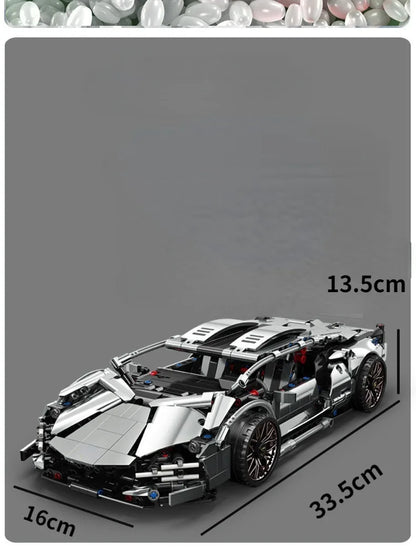 RC Autó Tech Racer Építő Játék