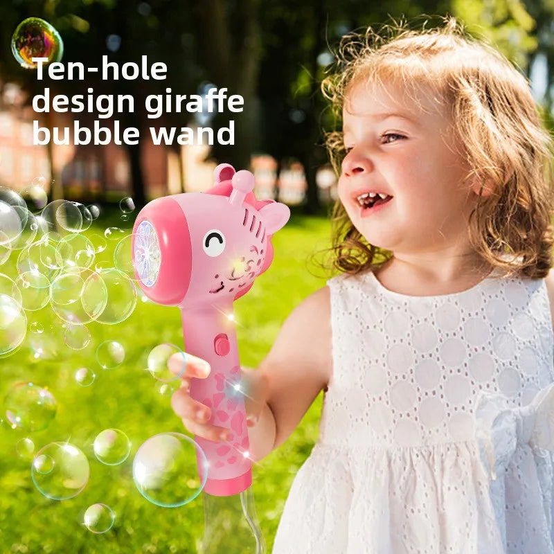 Zsiráf Buborék Gép Világító