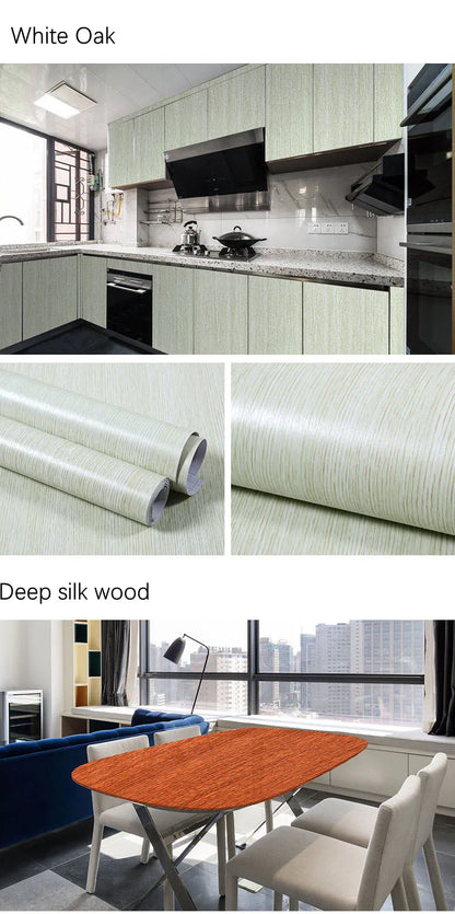 Wood Pattern Self-Adhesive Wall Film
