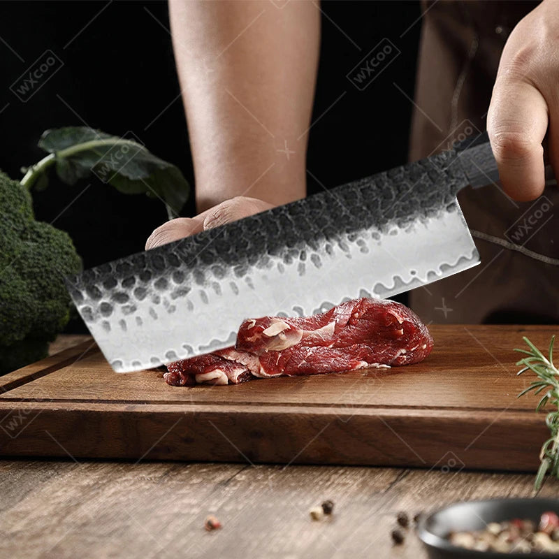 WXCOO Santoku Kés Damascus Pro