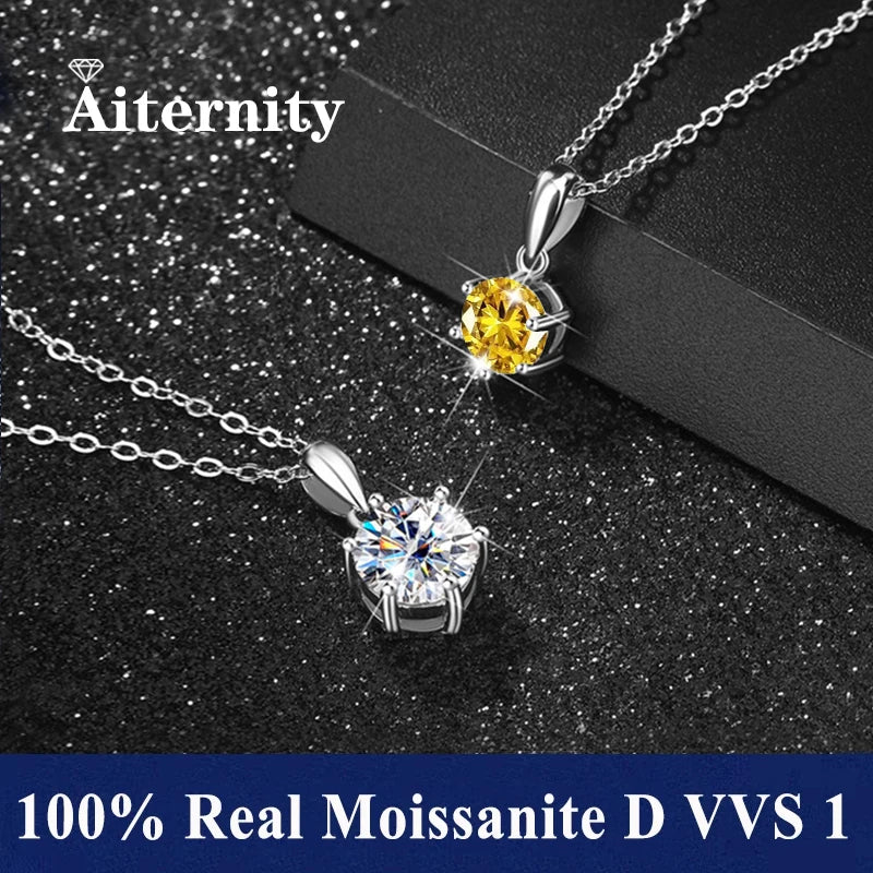Moissanite 925 Medál Aiternity