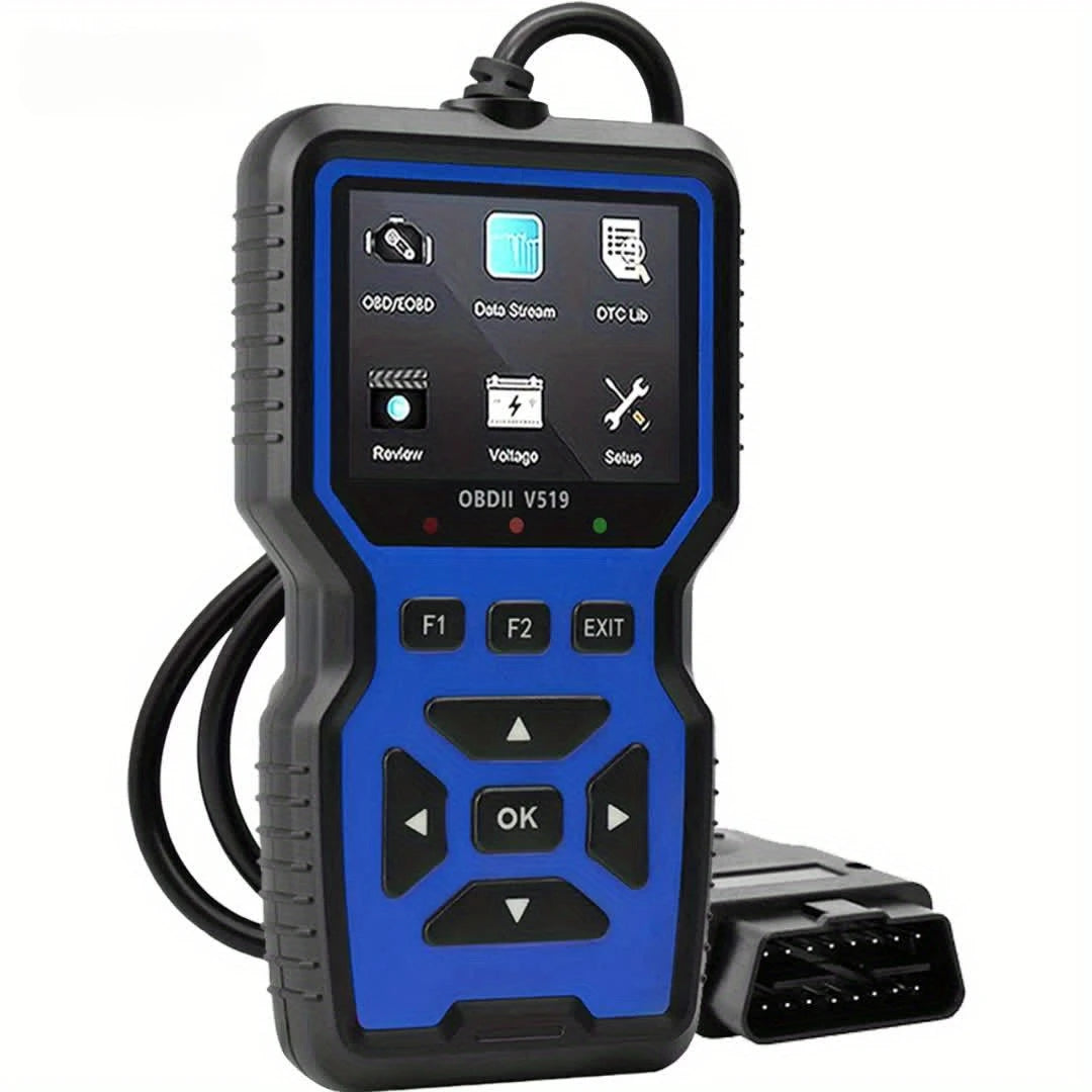 OBD2 Diagnosztikai Eszköz - Profi Motor Kód Olvasóval És Reset Lehetőséggel Valós Idejű Adatolvasás