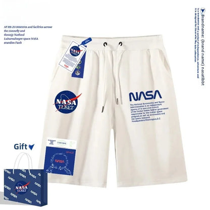 NASA-Baumwoll-T-Shirt, atmungsaktives Muster
