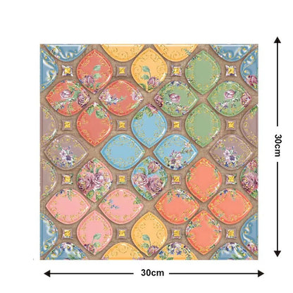 Öntapadós Csempe 3D Matrica