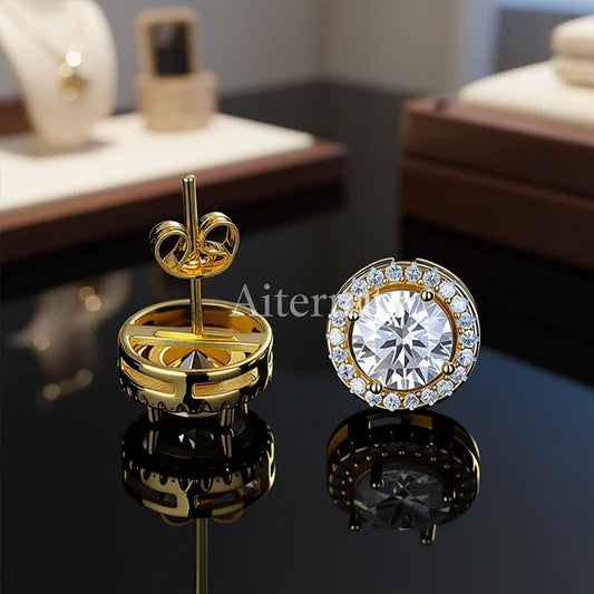 Aiternity Zircon Fülbevaló 18K