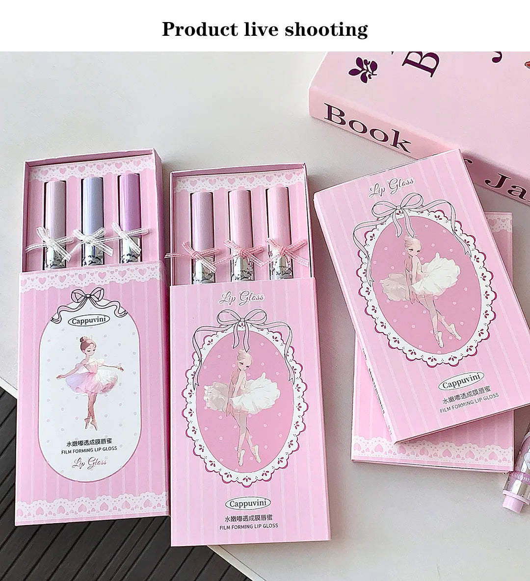 Lip Gloss Szett Tartós Vízálló