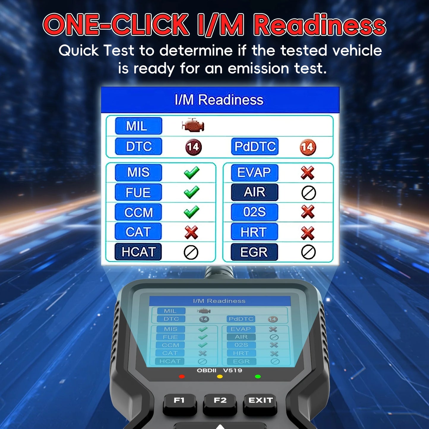 OBD2 Diagnosztikai Eszköz - Profi Motor Kód Olvasóval És Reset Lehetőséggel Valós Idejű Adatolvasás