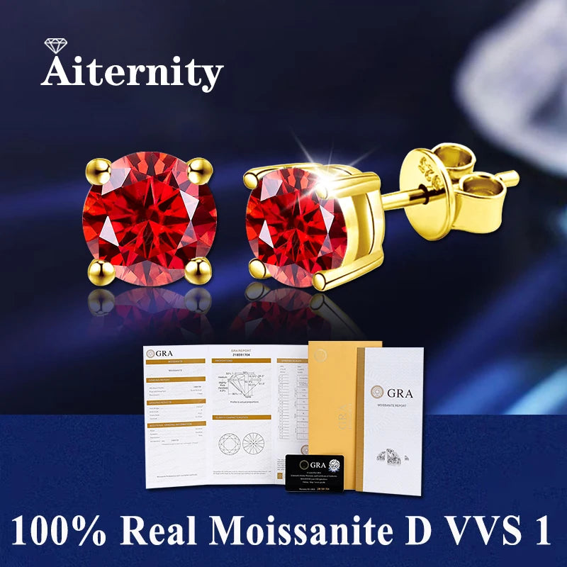 Aiternity Moissanit Fülbevaló