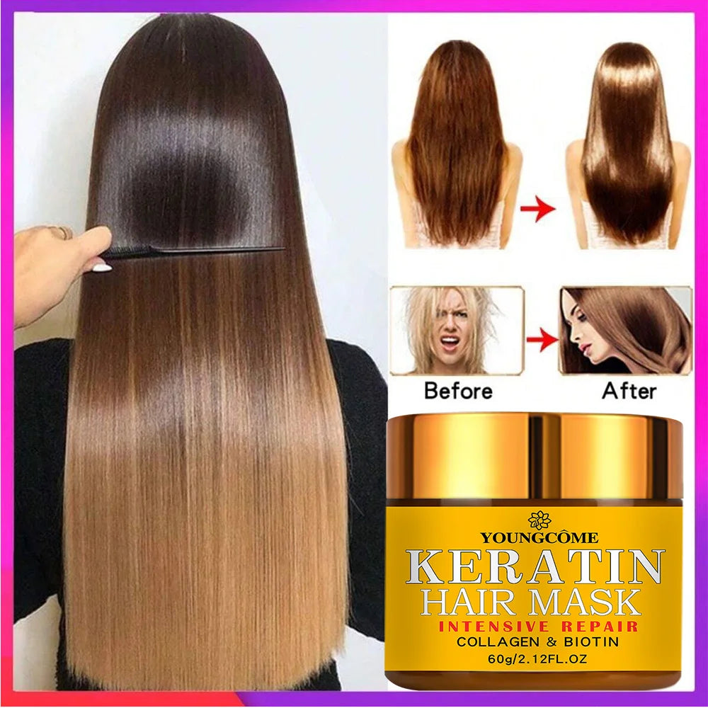 Hajmaszk Biotin Keratin Nőknek