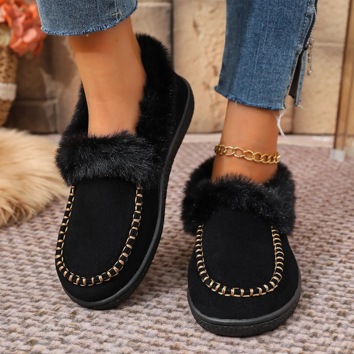 Shoes Ankle Boots Inner Plush